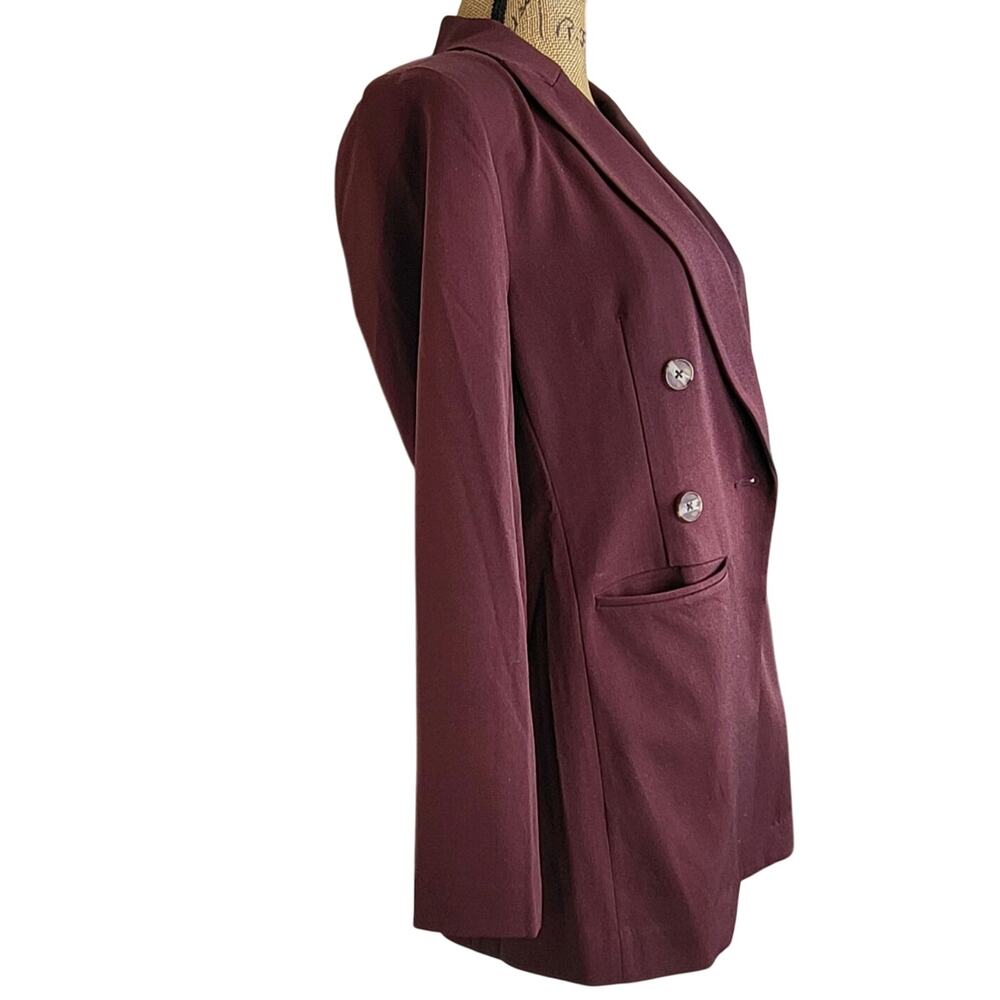 Nic+Zoe Avenue Redwood Double Breasted Stretch Blazer Size 6 NWT - Picture 6 of 11
